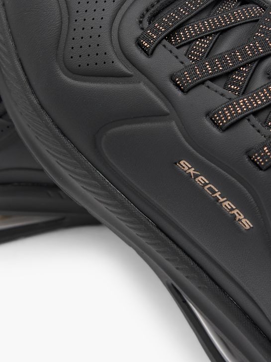 buty do biegania skechers con-air slip-on trainer czarny rico