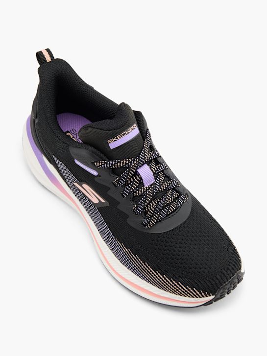 buty do biegania skechers transpire slip-on trainer czarny rico