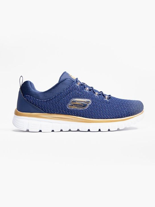 buty do biegania skechers graceful 2.0 slip-on trainer niebieski rico
