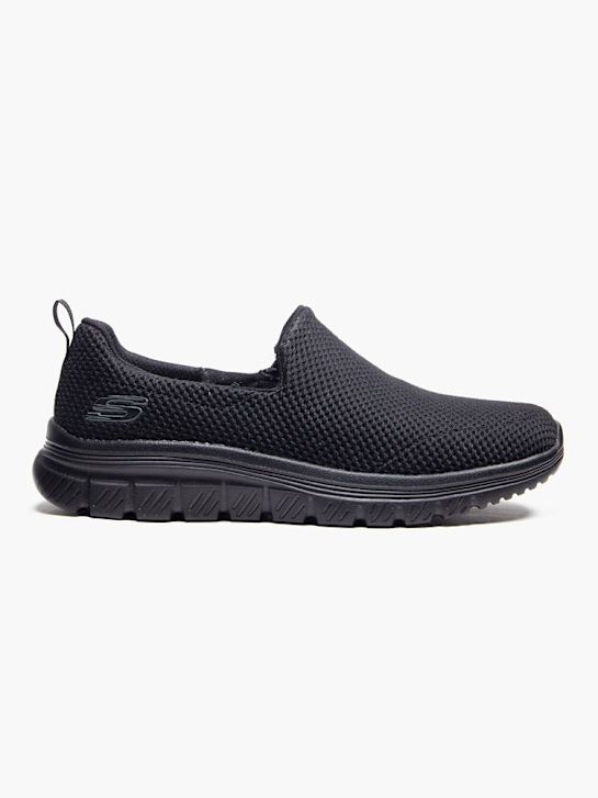 buty do biegania skechers graceful 2.0 slip-on trainer czarny rico