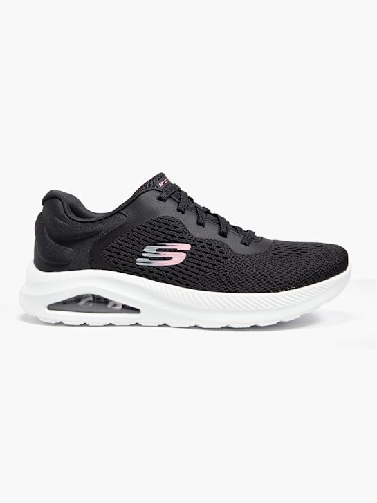 buty do biegania skechers con - air slip-on trainer czarny rico