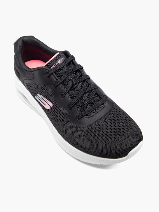 buty do biegania skechers con - air slip-on trainer czarny rico