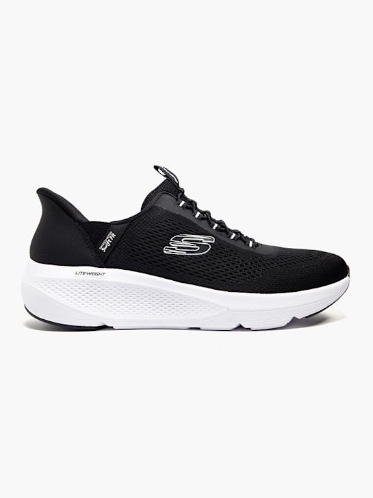 buty do biegania skechers swift fit slip-on trainer czarny rico