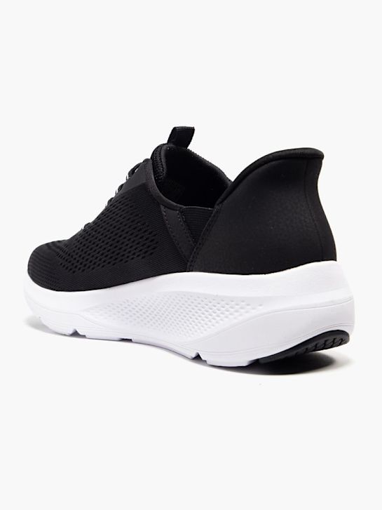 buty do biegania skechers swift fit slip-on trainer czarny rico