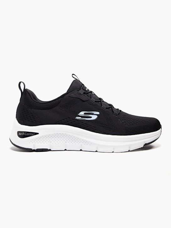 buty do biegania skechers arch comfort slip-on trainer czarny rico