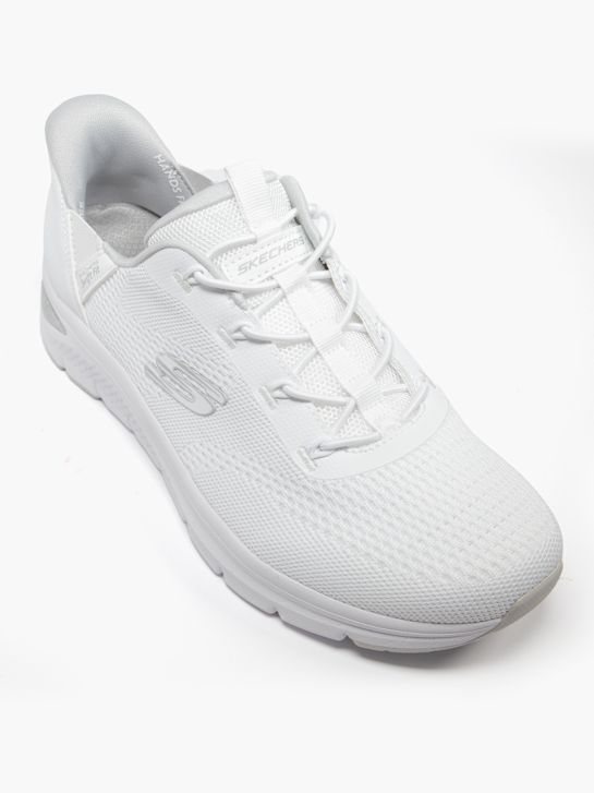 buty do biegania skechers arch comfort amp swift fit slip-on trainer biały rico