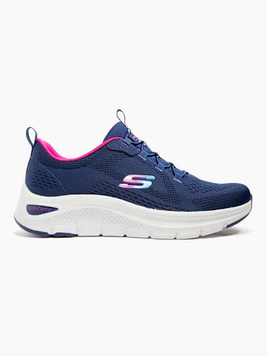 buty do biegania skechers arch comfort slip-on trainer niebieski rico