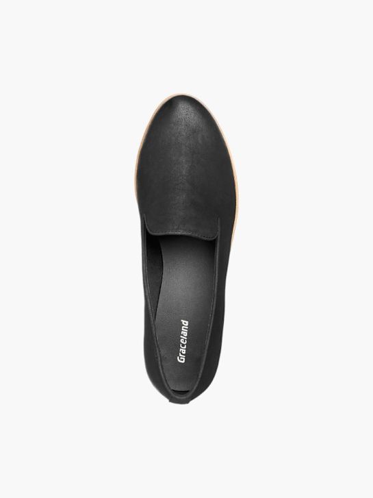niskie buty graceland w kolorze czarnym rico