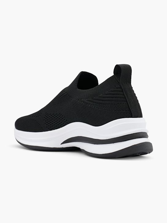 buty do biegania-слипоны graceland w kolorze czarnym rico