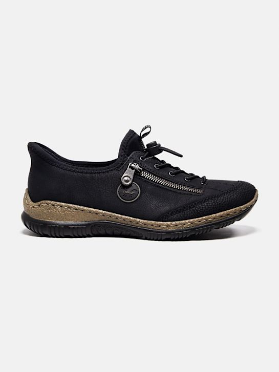 buty rieker slip-on trainer czarny rico