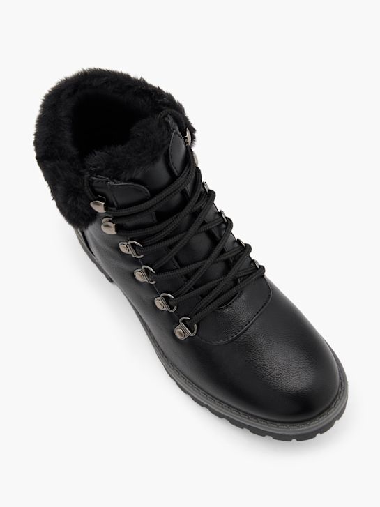 buty sznurowane graceland w kolorze czarnym rico