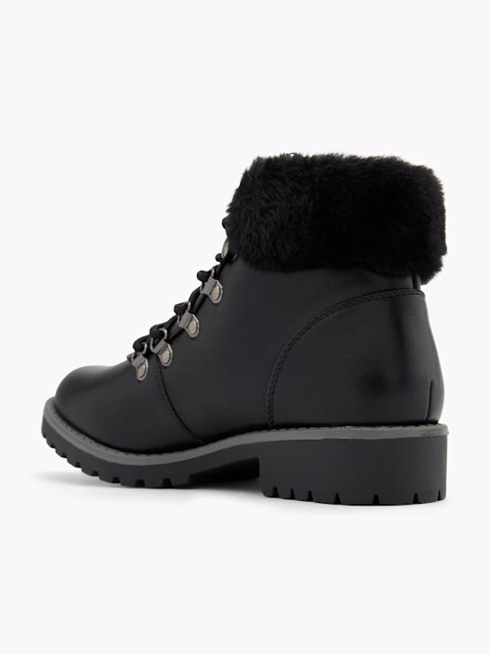 buty sznurowane graceland w kolorze czarnym rico