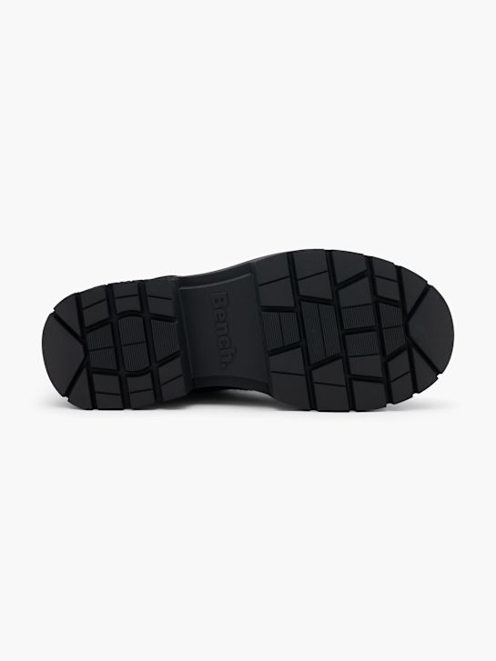 buty sznurowane do ławki czarny rico