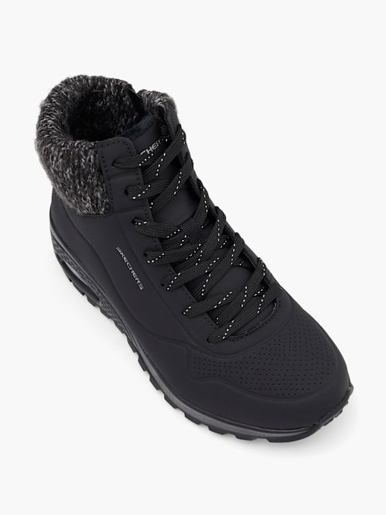 wytrzymałe buty skechers uno sznurowane czarny rico