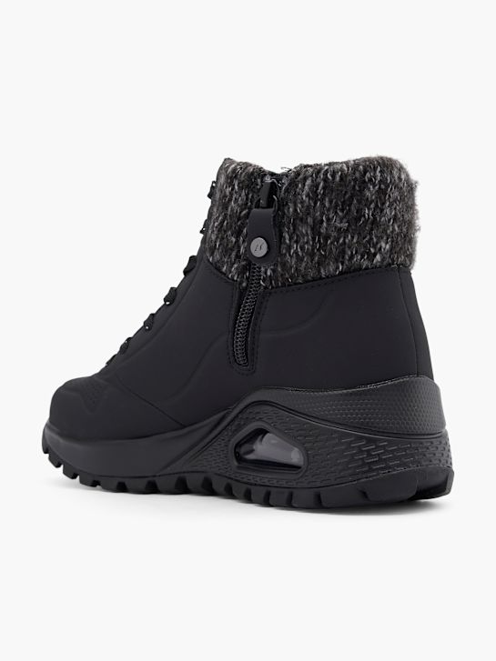 wytrzymałe buty skechers uno sznurowane czarny rico