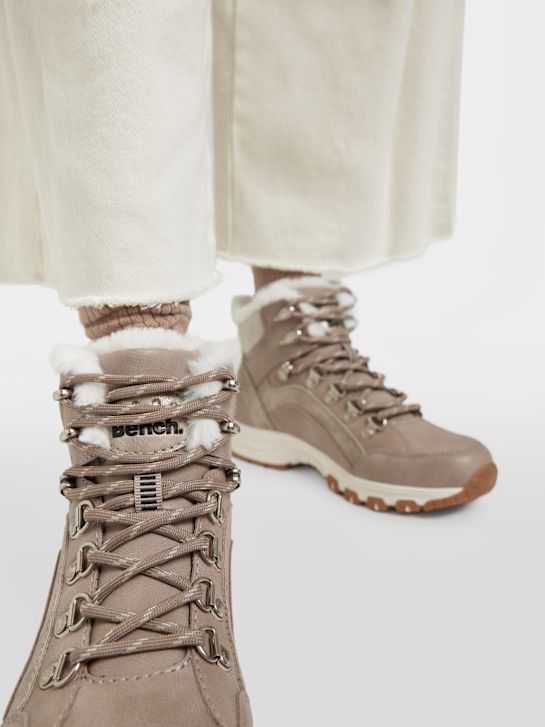 buty na ławce koronki-up w kolorze ciemnoszarym rico