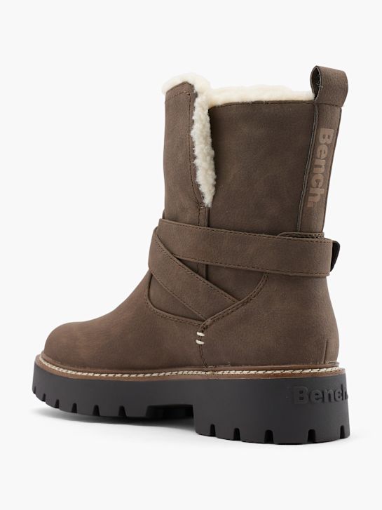 zimowe buty bench kolor brązowy rico