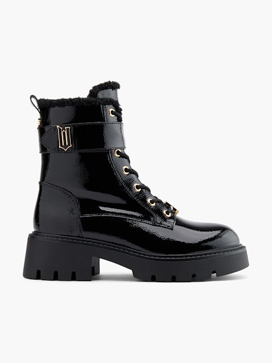 czarne buty sznurowane wicked rico