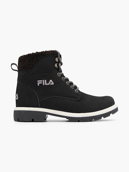botki fila sznurowane czarny rico