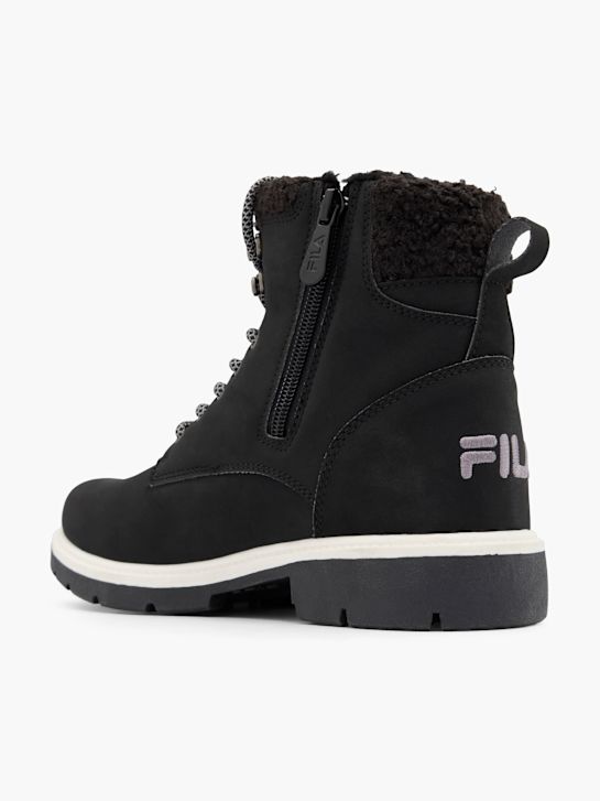 botki fila sznurowane czarny rico