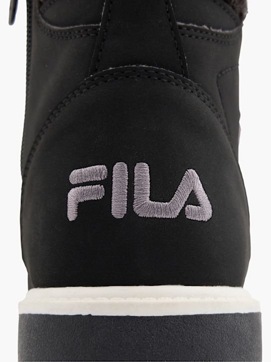 botki fila sznurowane czarny rico