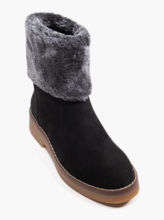 zimowe buty wrangler w kolorze czarnym rico