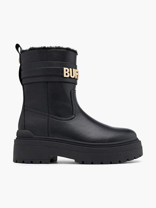 zimowe buty buffalo w kolorze czarnym rico