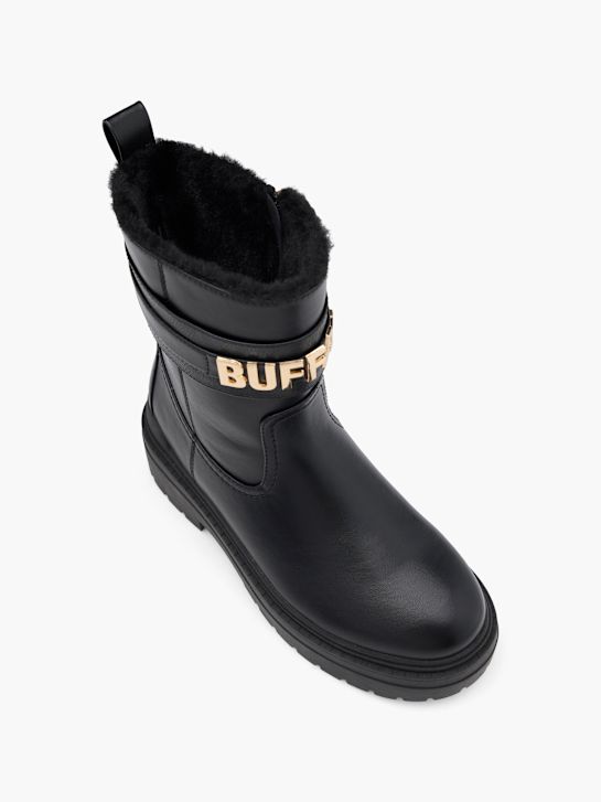 zimowe buty buffalo w kolorze czarnym rico