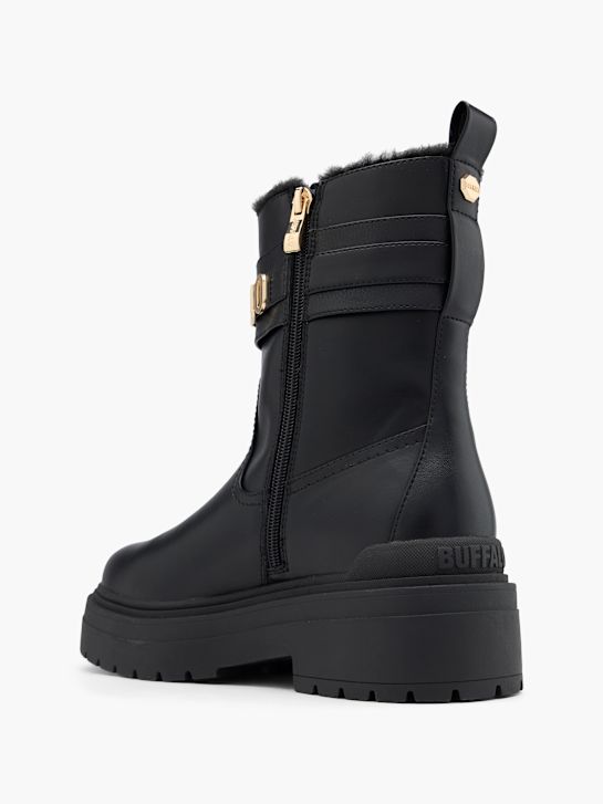 zimowe buty buffalo w kolorze czarnym rico