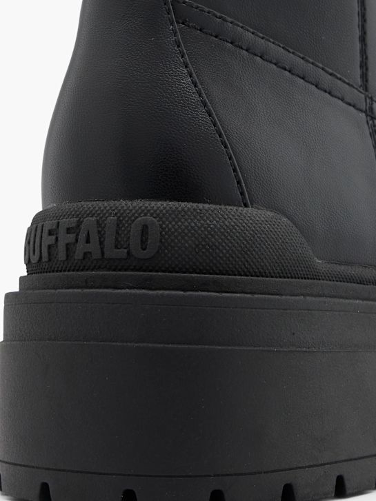 zimowe buty buffalo w kolorze czarnym rico