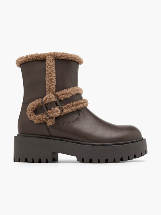 zimowe buty dla wybiegu brązowy rico