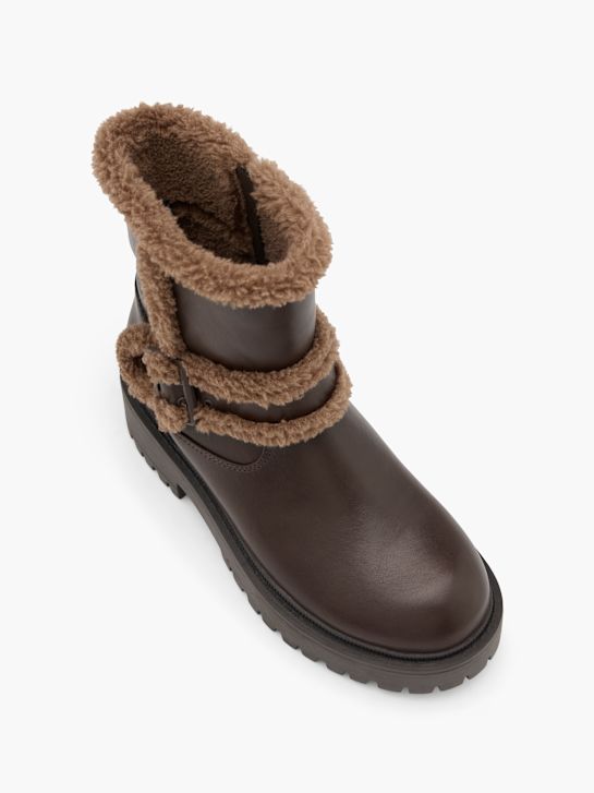 zimowe buty dla wybiegu brązowy rico