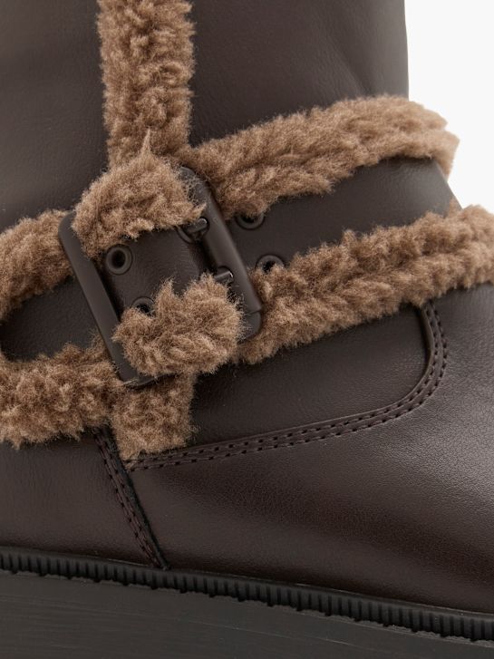 zimowe buty dla wybiegu brązowy rico